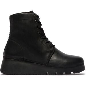 FLY LONDON Lace Up Ankle Boots Black Size 42